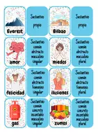 Vista previa - Juegos / Gamificación - Tarjetas análisis sustantivos - página 2