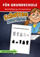 Vorschau - Spiele - Schatten zuordnen an Halloween – Visuelle Wahrnehmung schulen mit Spaß - Deckblatt