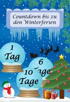 Vorschau - Anderer Materialtyp - Countdown bis zu den Winterferien - Deckblatt
