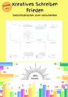 Vorschau - Stationenlernen - Stationenlernen - Gedichte - kreatives Schreiben - FRIEDEN - Deckblatt