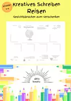 Vorschau - Stationenlernen - Stationenlernen - Gedichte - kreatives Schreiben - REISEN - Deckblatt