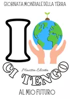 anteprima - Materiale per pittura e bricolage - Poster della Giornata della Terra - Pagina di copertina
