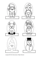 Προεπισκόπηση - Διαδραστικό υλικό - Finger Puppets Christmas Edition - Οικογένεια Δαχτυλόκουκλες για τα Χριστούγεννα - Σελίδα 2