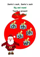 Προεπισκόπηση - Αφίσες - Festive Consonant Digraphs Chant Worksheet - Christmas Phonics Fun - Εξώφυλλο