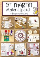 Vorschau - Arbeitsblätter - Sankt Martin - großes Materialpaket / SPARPAKET - Deckblatt