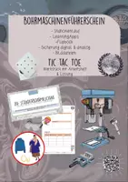 Vorschau - Arbeitsblätter - Bohrmaschinenführerschein - Deckblatt
