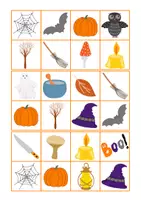 Aperçu - Jeux - Loto d'Halloween (Halloween Bingo!) - Page 1