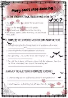 Vorschau - Arbeitsblätter - Halloween - Reading Comprehension & Creative Writing - Seite 2