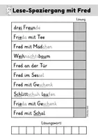 Vorschau - Arbeitsblätter - Deutsch - Lesespaziergang mit Fred - Seite 3