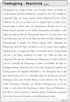 Vorschau - Arbeitsblätter - FREEBIE: Infotext zu Thanksgiving (1.-4. Klasse) - Seite 3