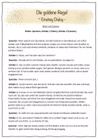 Vorschau - Stundenentwürfe - Religion - Die goldene Regel (Kl. 5 - 7) - Seite 1
