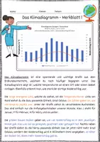 Vorschau - Fördermaterial/Inklusion - Klimadiagramm auswerten: Anleitung - Erdkunde Sek 1 - Seite 1