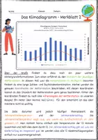 Vorschau - Fördermaterial/Inklusion - Klimadiagramm auswerten: Anleitung - Erdkunde Sek 1 - Seite 2