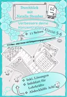 Vorschau - Stundenentwürfe - Verbessere deine Konzentration in der 5. und 6. Klasse - Deckblatt
