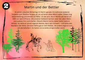 Vorschau - Stundenentwürfe - ✝️ Lernstationen Sankt Martin (Arbeitsaufgaben, Bastelidee, Rätseln u Lösung) - Seite 3