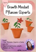 Vorschau - selbst erstellte Cliparts/Grafiken - Pflanzen Cliparts - Growth Mindset - Deckblatt