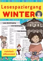 Vorschau - Arbeitsblätter - Deutsch - Lesespaziergang Winter - Deckblatt