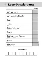 Vorschau - Arbeitsblätter - Deutsch - Lesespaziergang Winter - Seite 3