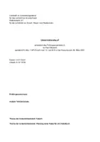 Vorschau - Stundenentwürfe - Prüfungsentwurf Planung einer Fabel Klasse 4 - Deckblatt