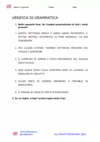anteprima - Esercizi - GRAMMATICA: tutti i materiali - Pagina 1