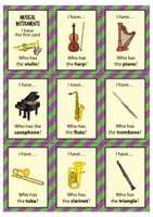 Vorschau - Spiele - Musical instruments I have... Who has...? - Spiel (Englisch) - Seite 1