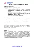 anteprima - Esercizi - Tema in classe: la differenza di genere - Pagina 1
