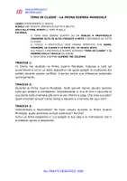 anteprima - Esercizi - Tema in classe: la prima guerra mondiale - Pagina 1