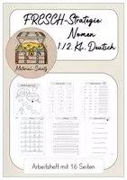 Vorschau - Arbeitsblätter - FRESCH Strategie: Nomen 2. Klasse - Deckblatt
