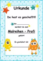 Vorschau - Arbeitsblätter - 1x1 Pass - Monster - Seite 1