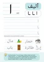 Vorschau - Stundenentwürfe - Das arabische Alphabet - Deckblatt