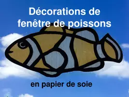 Aperçu - Préparation de séquence / Séquence complète - ART: Décorations de fenêtre de poissons en papier de soie - Page de couverture