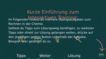 Vorschau - Fördermaterial/Inklusion - Stöchiometrisches Rechnen - Interaktive Übungen - Seite 1