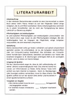Vorschau - Arbeitsblätter - Literaturarbeit/Literaturportfolio (Aufgabenpaket) - Seite 1