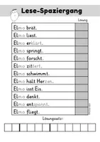 Vorschau - Arbeitsblätter - Deutsch - Lesespaziergang mit Elmo - Seite 2