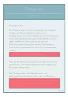 Vorschau - Arbeitsblätter - Dreiecke - Übung (Kl. 5/6) - Seite 1