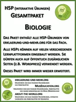 Vorschau - Interaktives Material - H5P Gesamtpaket Biologie - Deckblatt