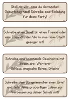 Vorschau - Aufgabenkarten - 12 Schreibanlässe für den Deutsch-Unterricht - Seite 3