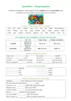 Vorschau - Arbeitsblätter - Quantifiers: Many, much, little, few (Worksheet) - Seite 1