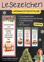Vorschau - Mal- und Bastelvorlagen - Lesezeichen Weihnachten Nostalgie - Seite 2
