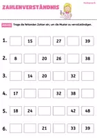 Vorschau - Arbeitsblätter - Mathe Klasse 1 und 2 Zahlenverständnis | Muster - Seite 2