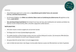 Vorschau - Fördermaterial/Inklusion - Brezel zählen: Sankt Martin - ZR 10 - Seite 1