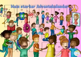 Vorschau - Mal- und Bastelvorlagen - Mein starker Adventskalender mit 24 Affirmationen - Seite 2