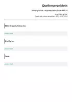 Vorschau - Merkblätter - Writing Guide - Argumentative Essay AFB III - Seite 1