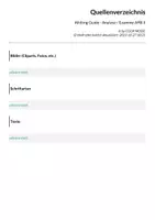 Vorschau - Merkblätter - Writing Guide - Analyse / Examine AFB II - Seite 1