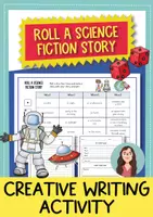 Vorschau - Arbeitsblätter - Roll a Science Fiction story - kreatives Schreiben (Englisch) - Deckblatt
