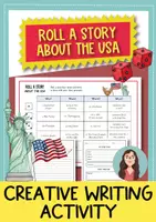 Vorschau - Arbeitsblätter - Roll a Story USA – Kreatives Schreiben Englisch (differenziert, 2 Niveaustufen) - Deckblatt
