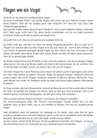 Vorschau - Lehrpläne/Lehrermaterial - Fantasiereise zur Entspannung - Fliegen wie ein Vogel - Seite 1