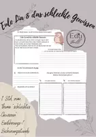 Vorschau - Arbeitsblätter - Eule Lia und das schlechte Gewissen - Deckblatt