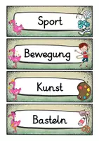 Vorschau - Poster - Tagestransparenz - Flamingo für die Flamingoklasse - Grundschule - Seite 2