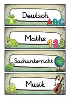 Vorschau - Poster - Tagestransparenz - Frosch für die Froschklasse - Grundschule - Seite 1